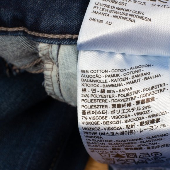 Levi's Leggings 1 (24 X 29) Women's Denim Jeans Medium Wash Zip Fly - Picture 14 of 15